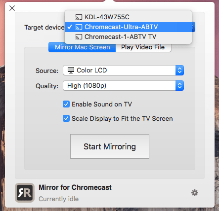 chromecast extension for firefox mac